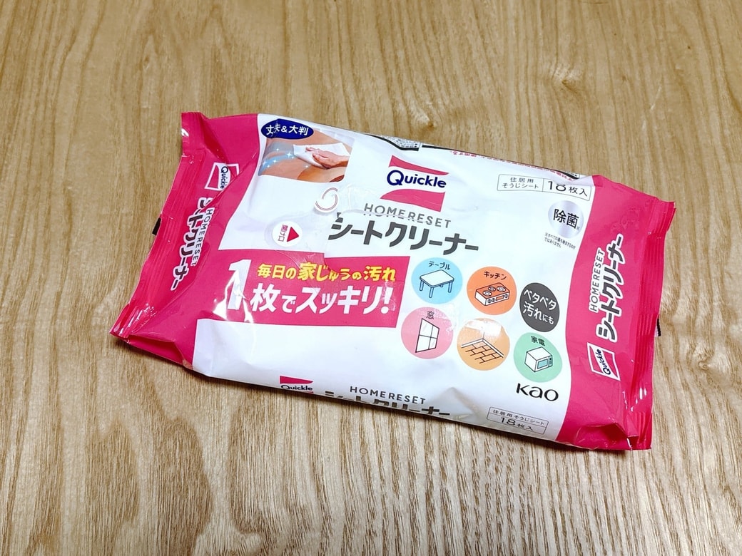 「クイックル　ホームリセット　シートクリーナー」