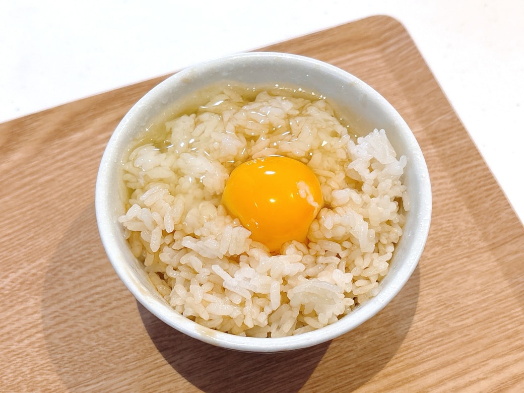 オイスター卵かけごはんのできあがり