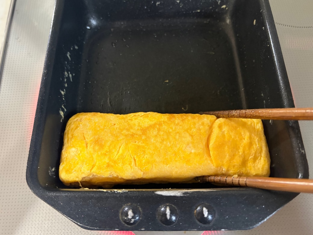 ヨーグルト入り卵焼きの完成