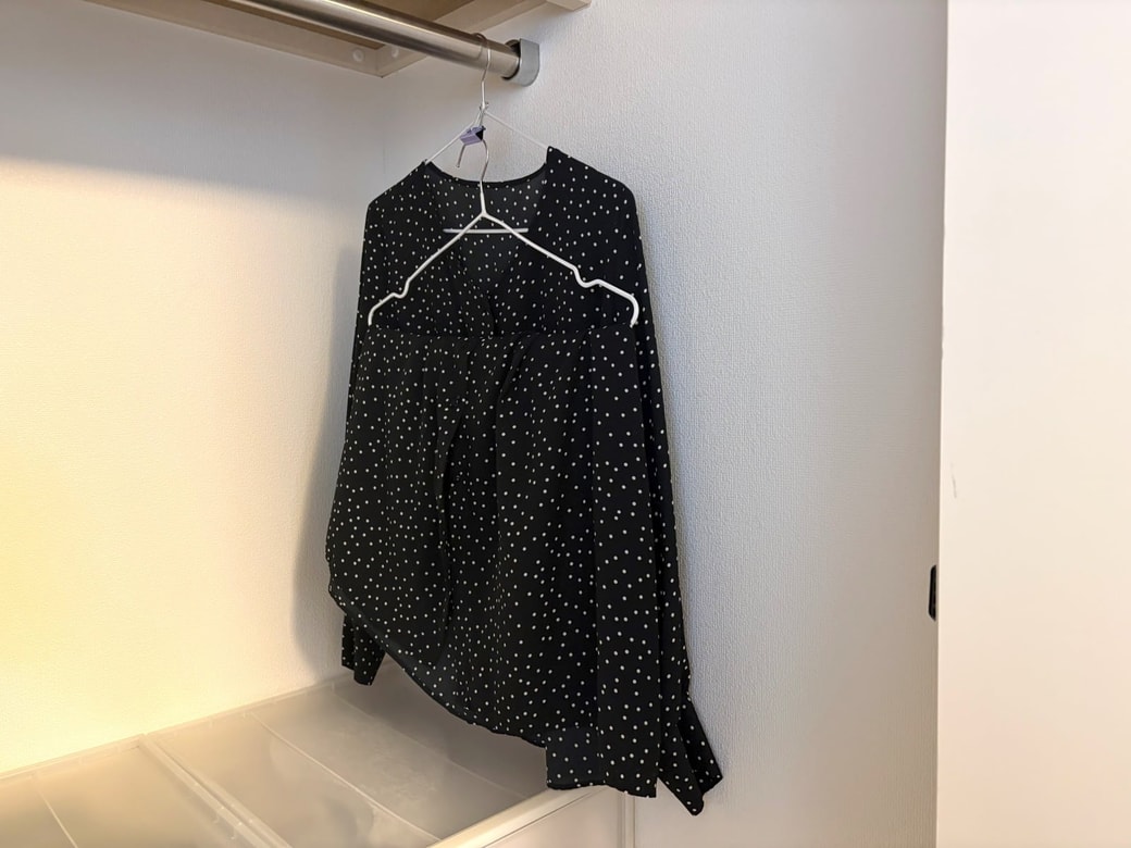 ロングワンピースを引きずらない