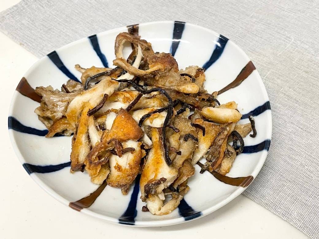 舞茸の塩昆布焼き