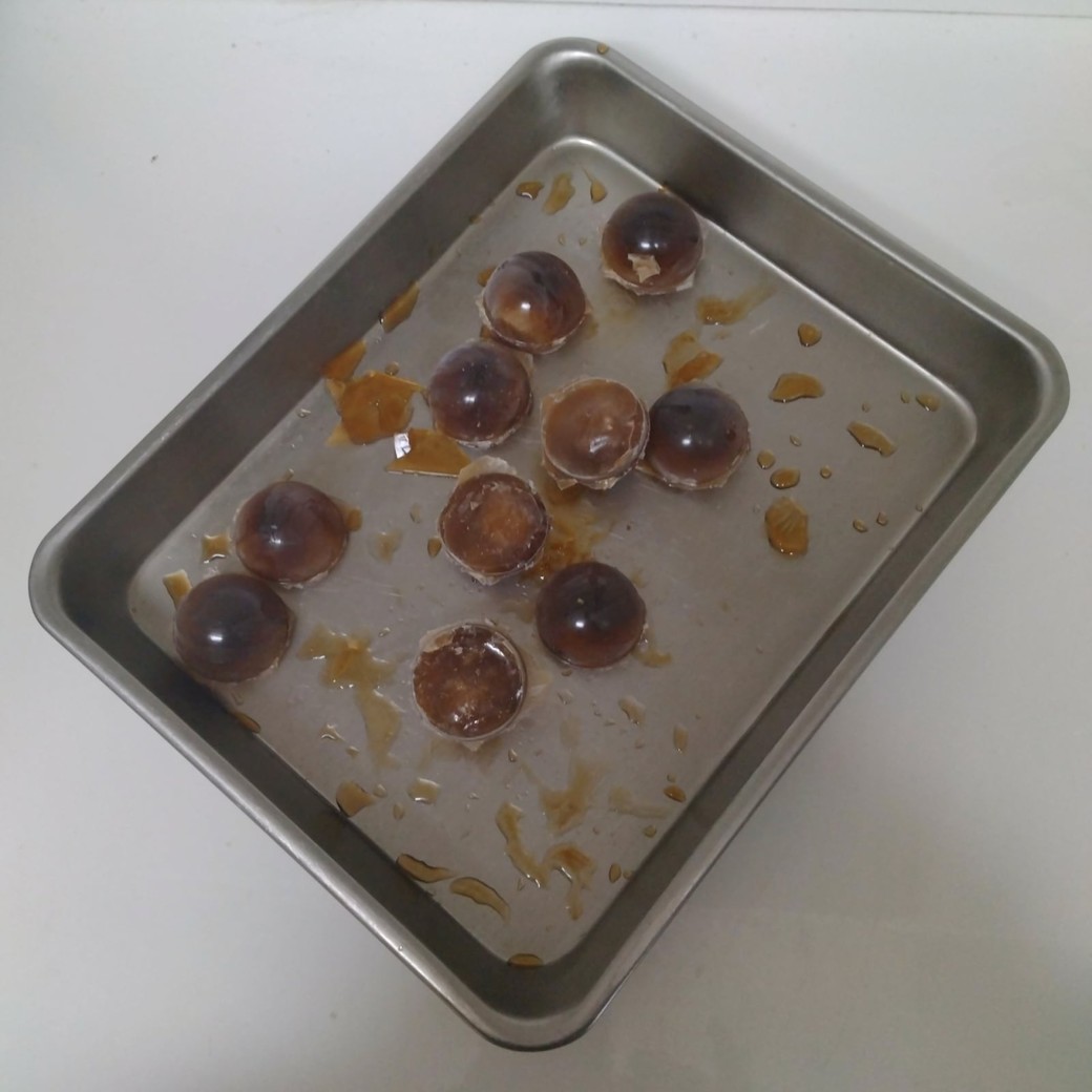 凍らせた麦茶