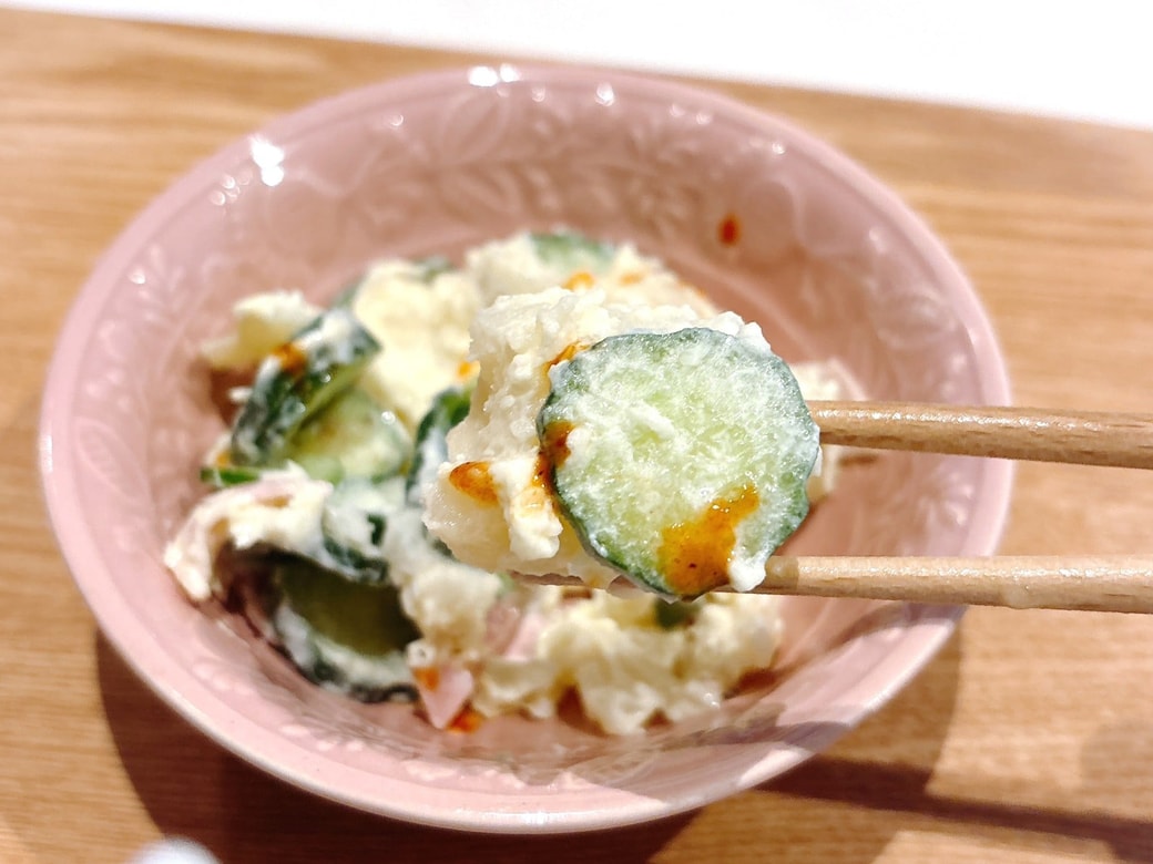 酸味と辛味が加わって味変になる