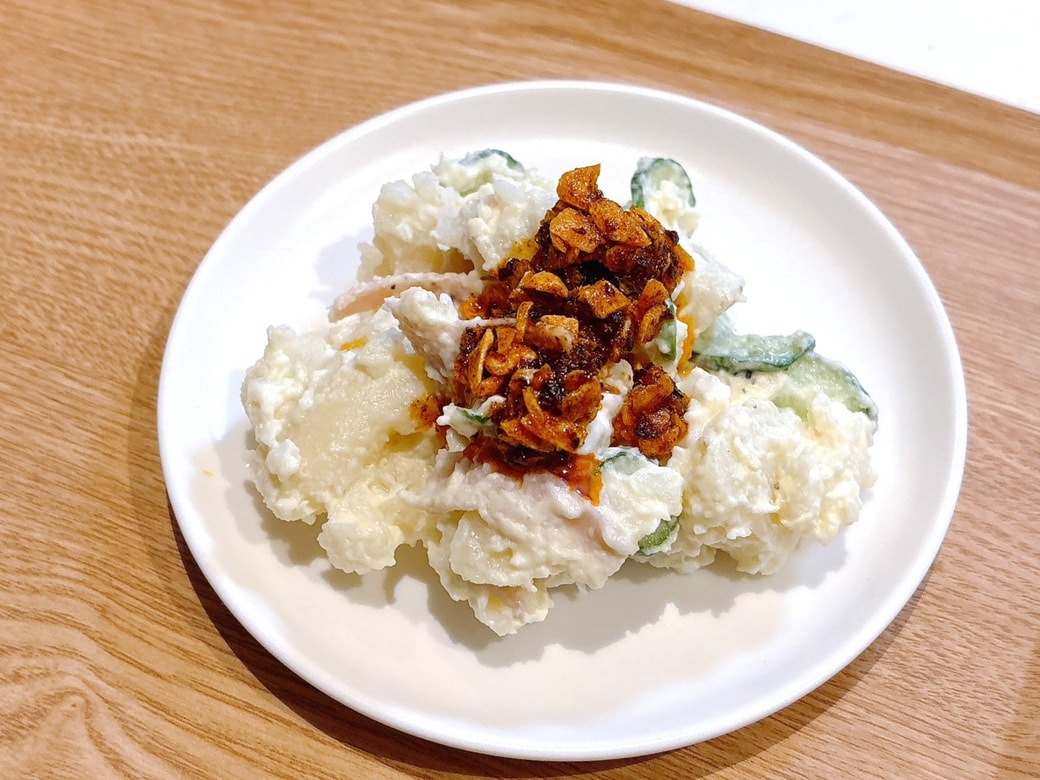 味変に「食べるラー油」を加えてみて