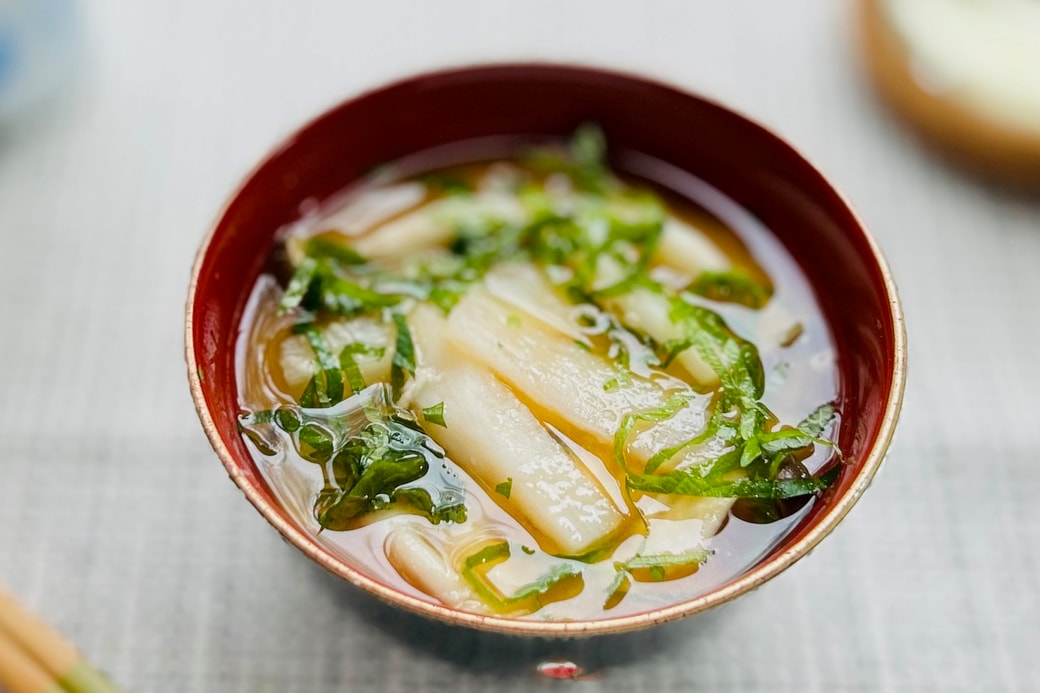 長芋のみそ汁