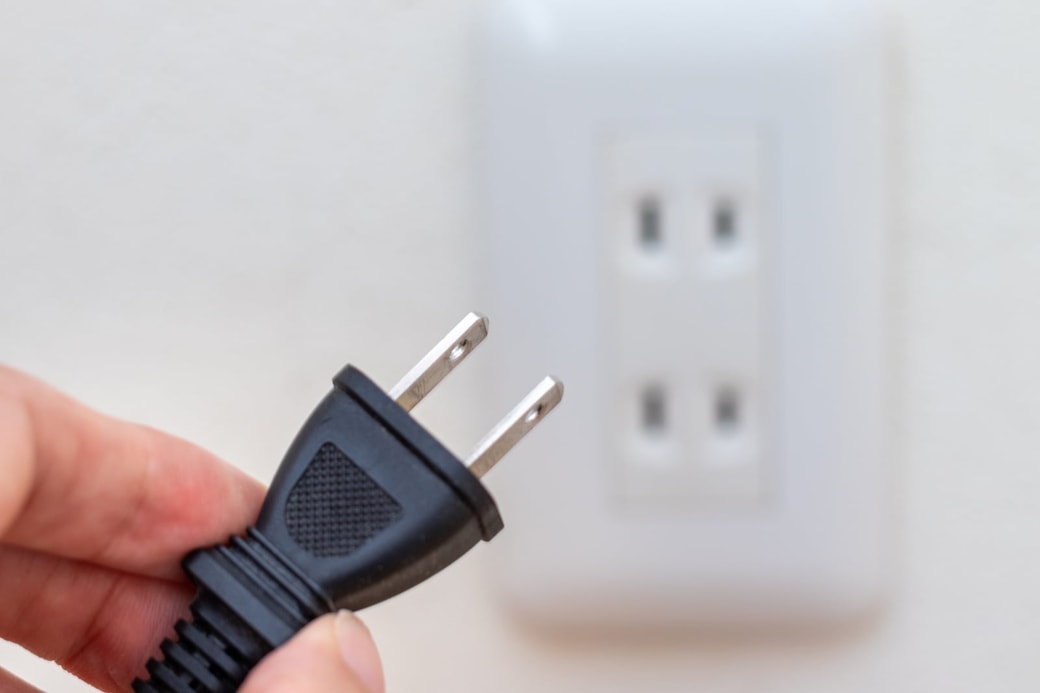 手順1.扉をあけずに電源を切り、扉を閉めたまま様子を見る