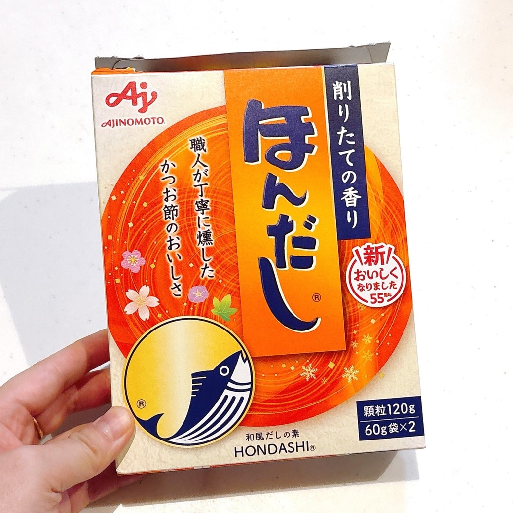 卵かけごはんの味付けに使う「ほんだし」