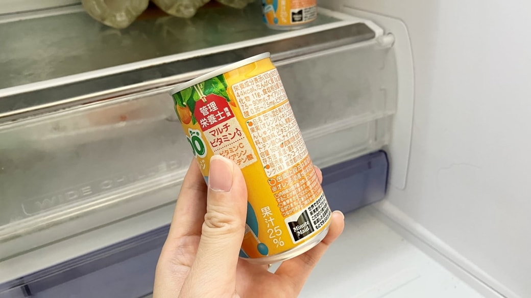 ぬるい缶ドリンク