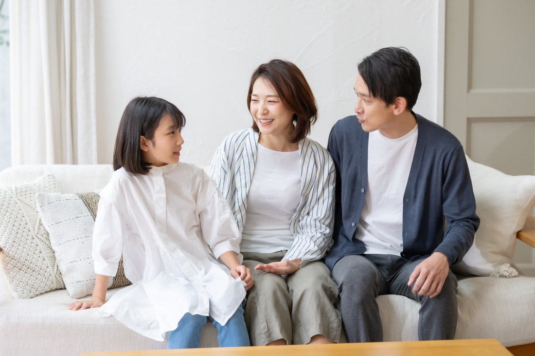家族で話し合う