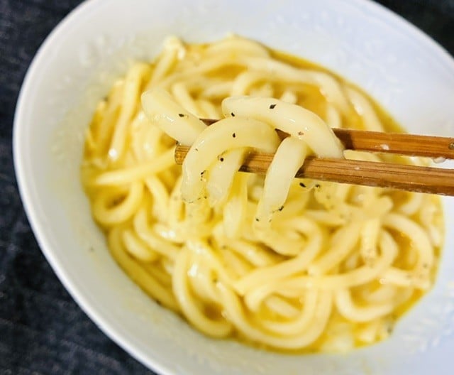 カルボナーラうどん