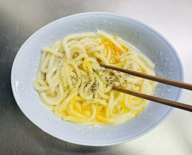 カルボナーラうどん