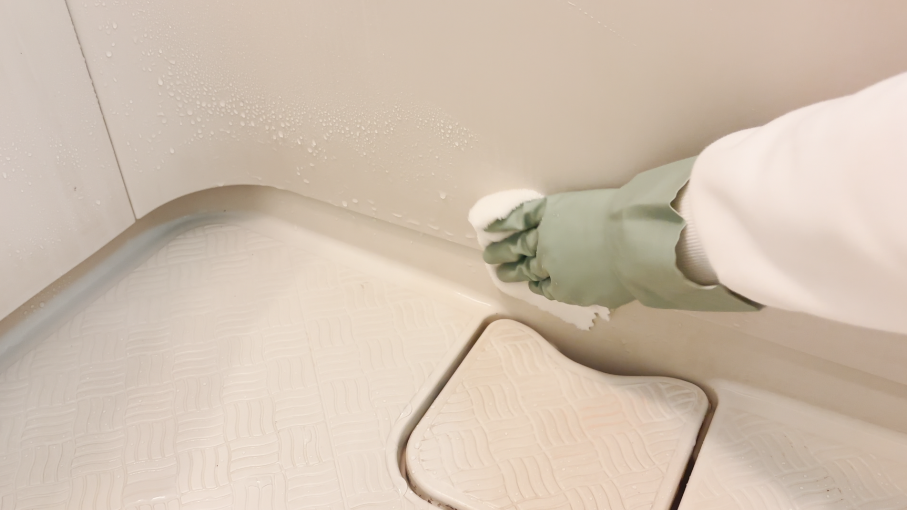 水気を拭き取る