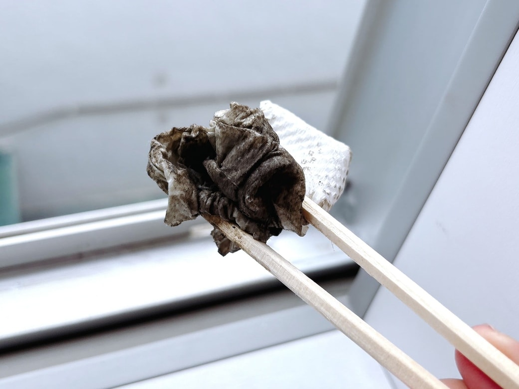 汚れがこんなに落ちた