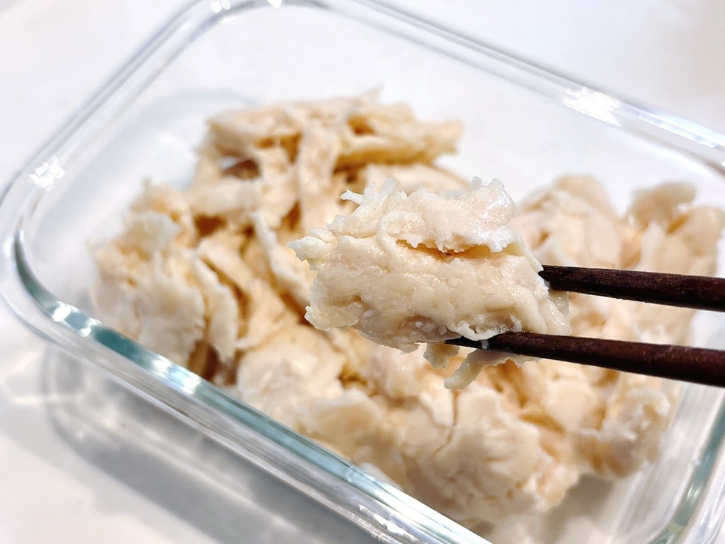ほぐしてあるので解凍後すぐに食べられる