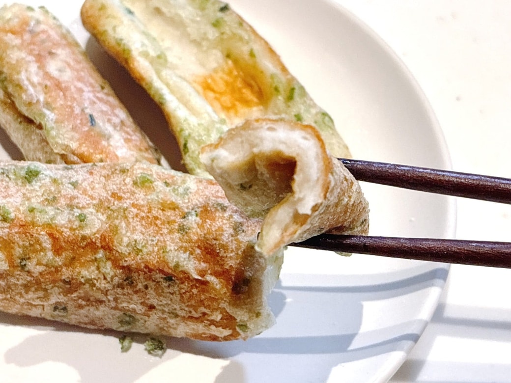 あおさの風味ともっちりした食感がおいしい