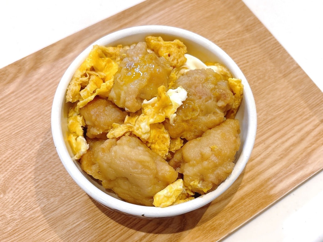 ドンキの塩唐揚げで作った「唐玉丼」