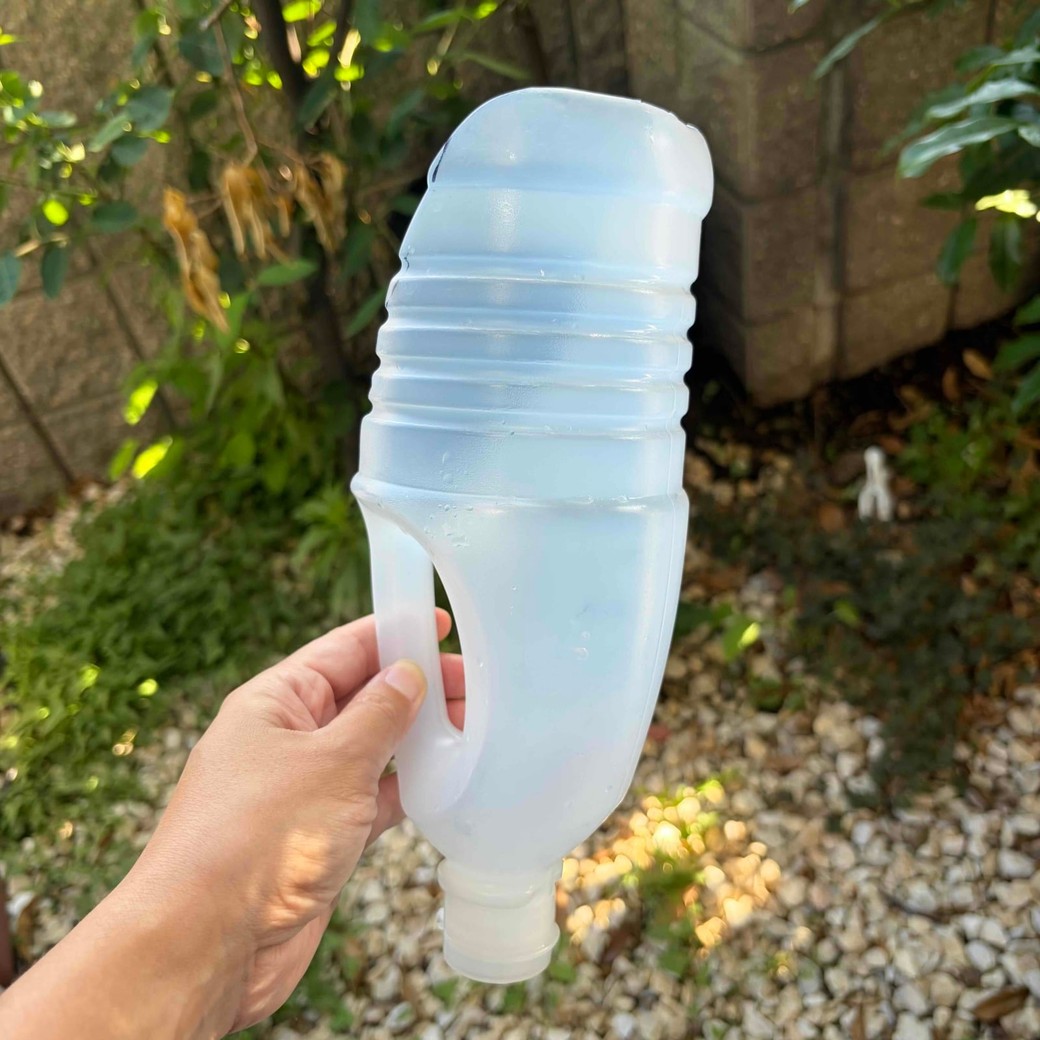 完成したスコップの代用品の写真