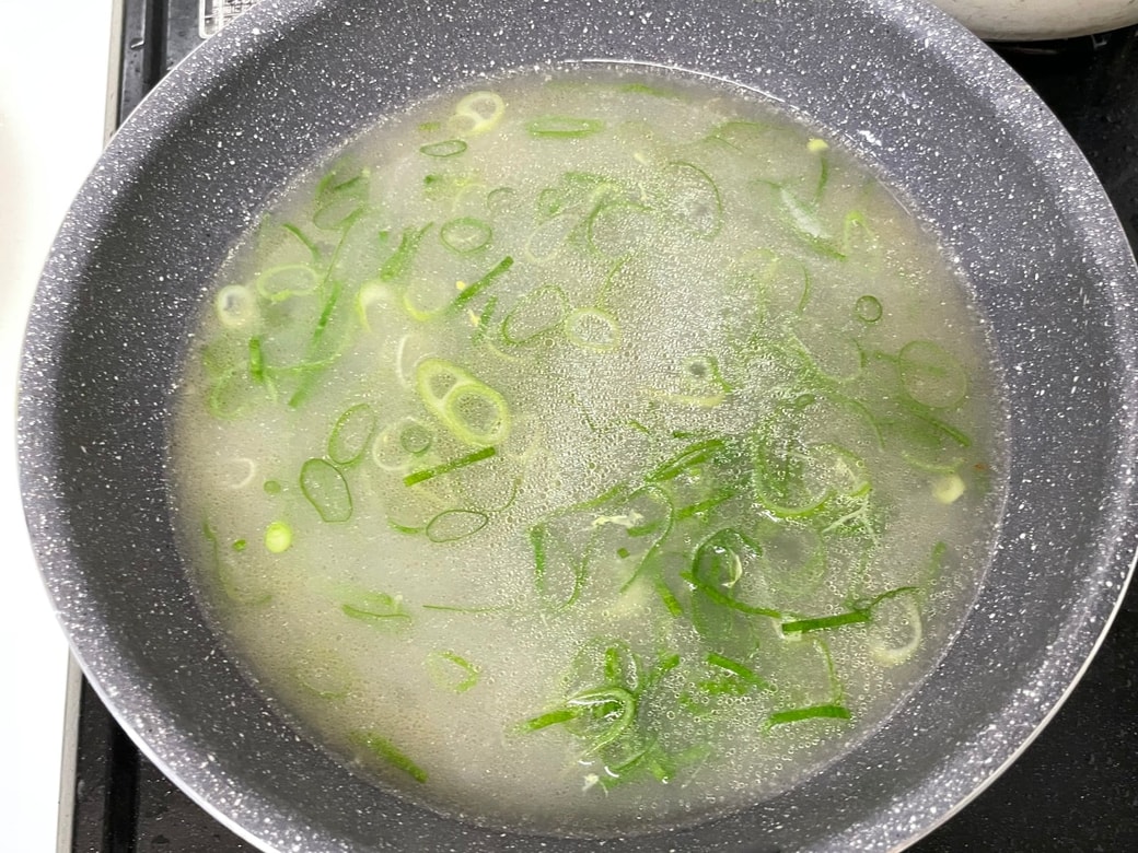 ねぎ塩天津丼