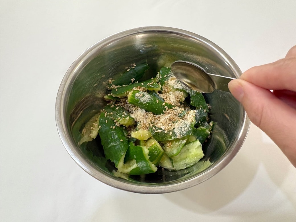 調味料を和える