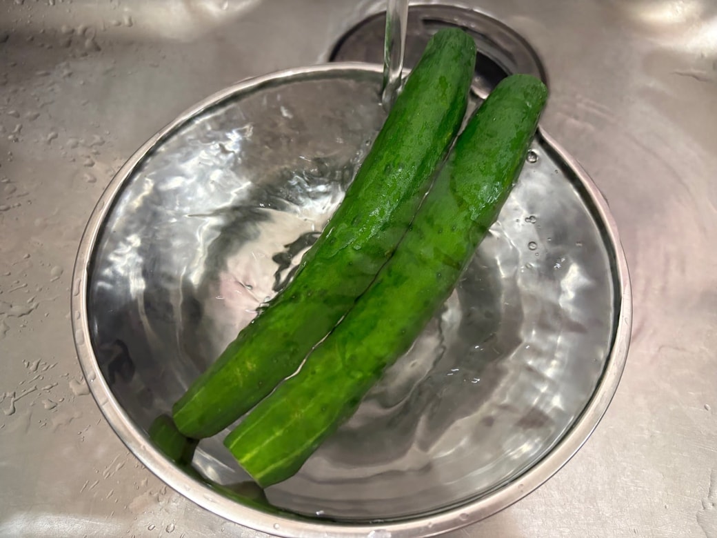 冷水にとって冷ます