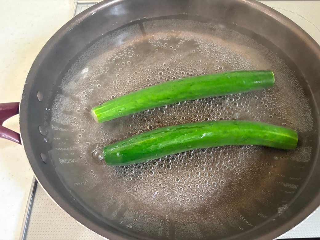 30秒茹でる