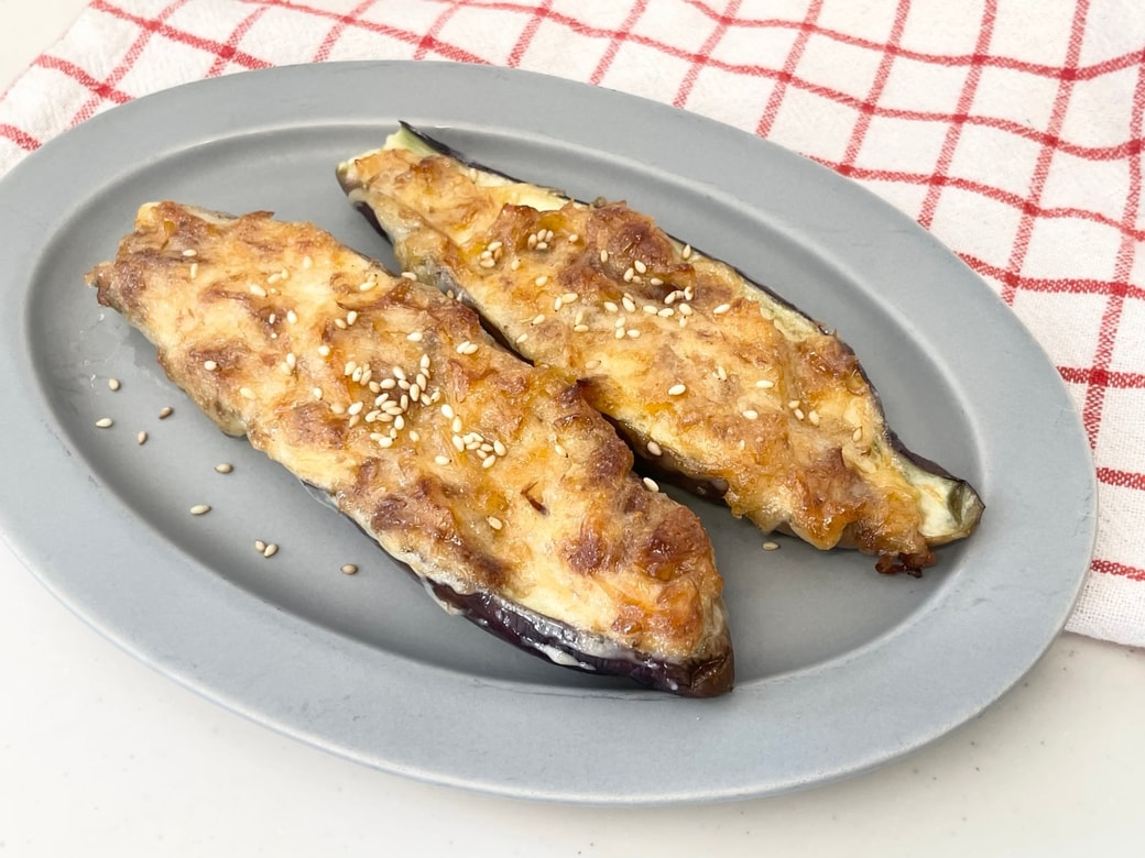 なすのおかかマヨ焼き