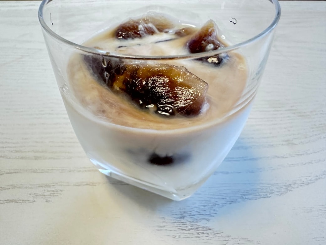 カフェオレの完成