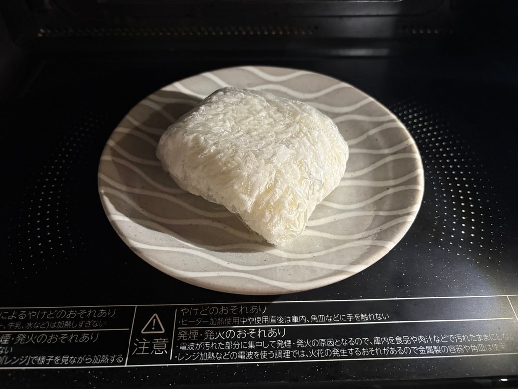 冷凍ご飯を温める