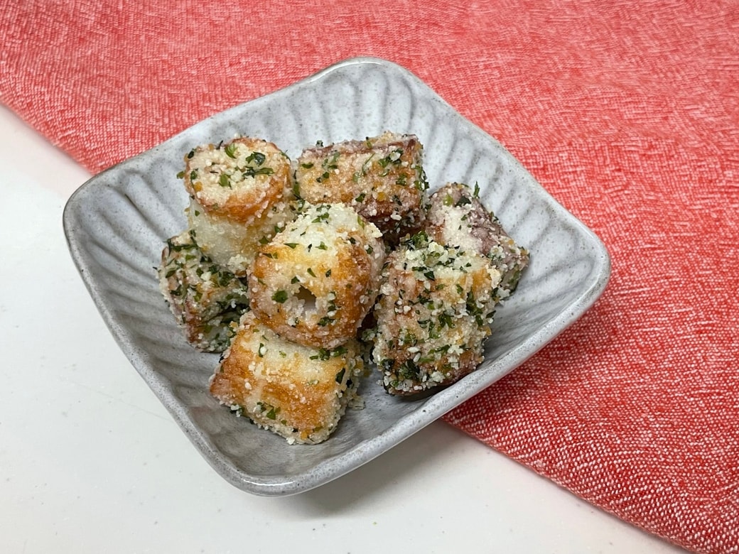 ちくわのコンソメのり唐揚げ