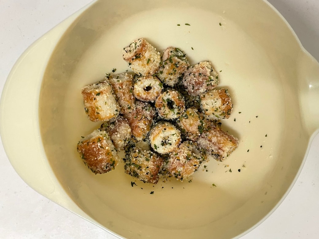 ちくわのコンソメのり唐揚げ