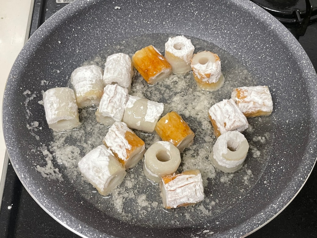 ちくわのコンソメのり唐揚げ