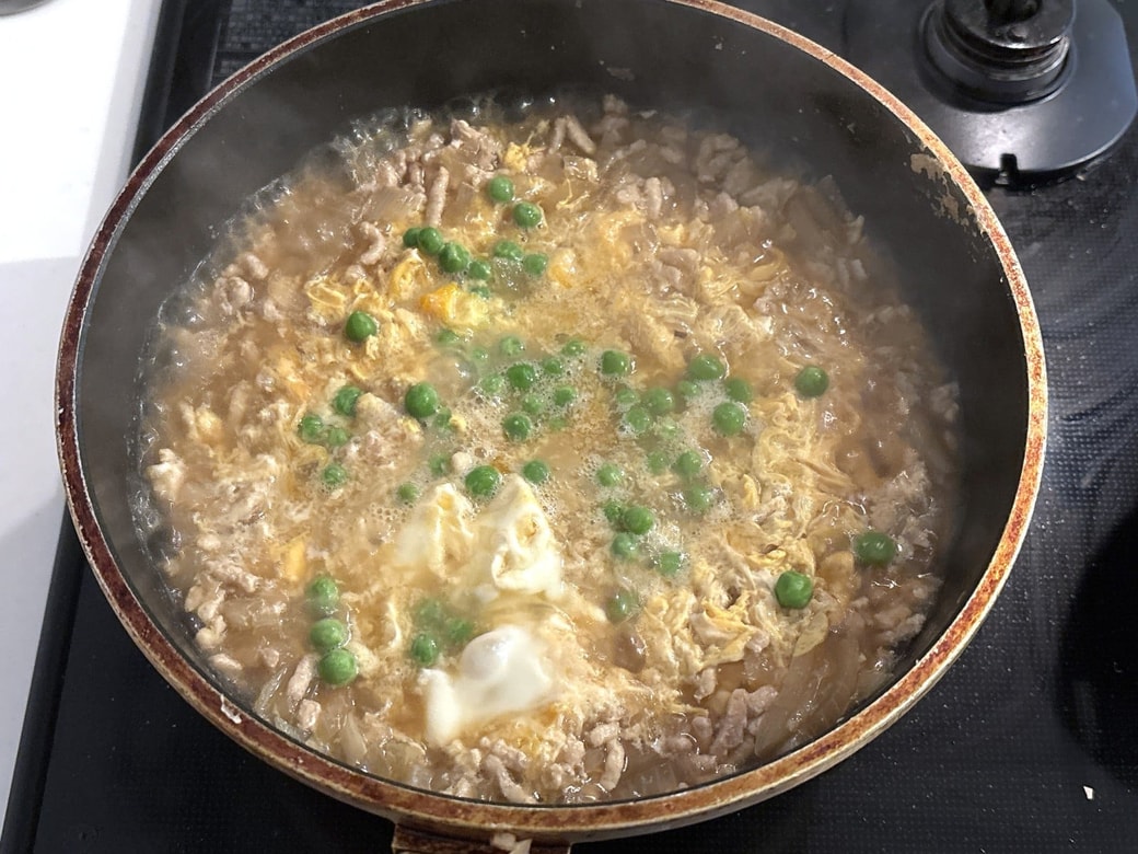 1.鶏そぼろの親子丼