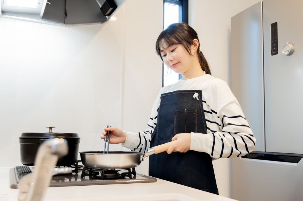 NGその3.調理を終えてすぐに掃除する