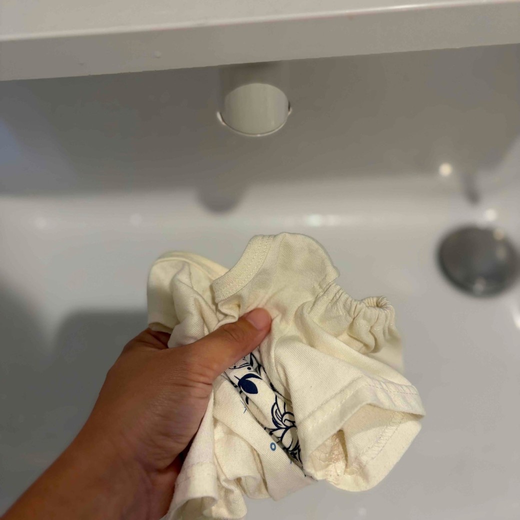 衣類の予洗いにシャンプーを使用