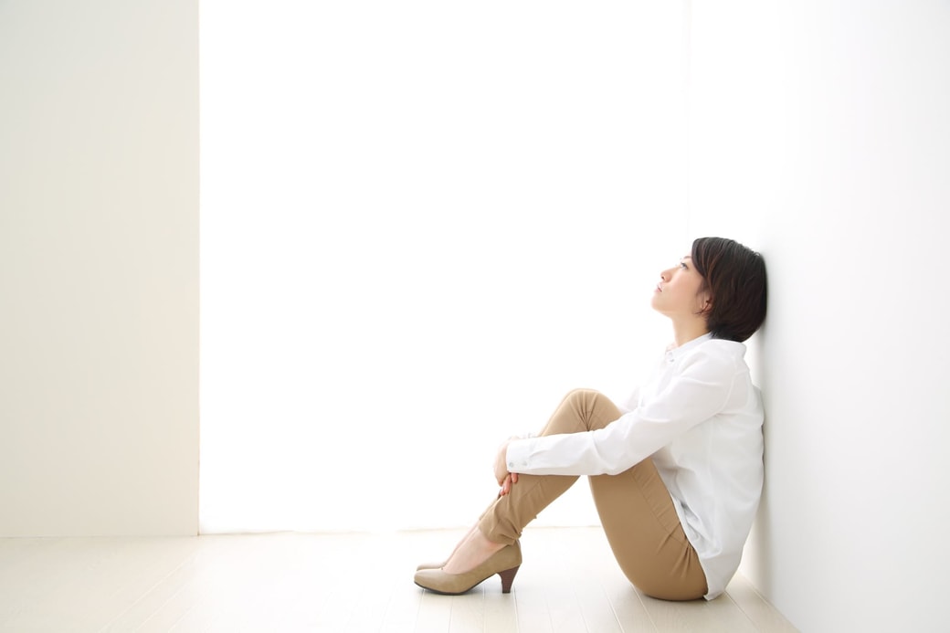 疲れている親