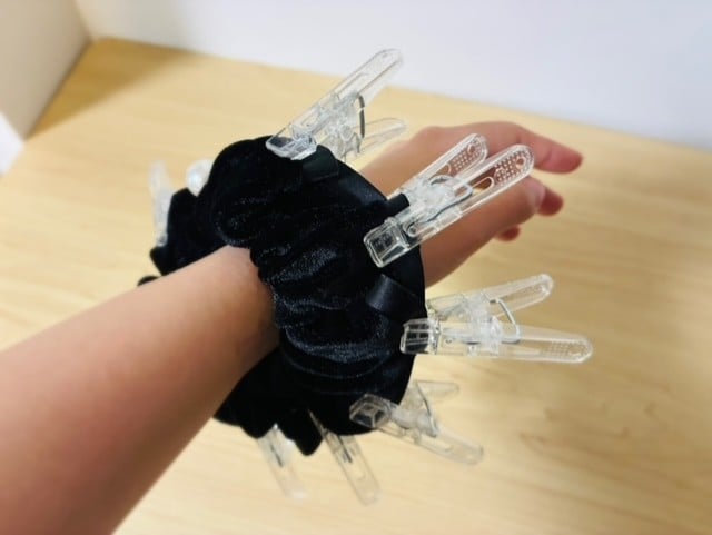 必要なタイミングですぐ手元から洗濯バサミがとれる