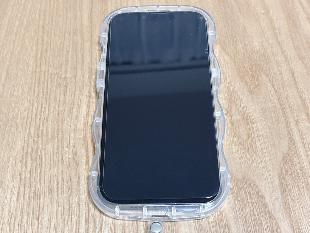 キレイになったスマホ画面