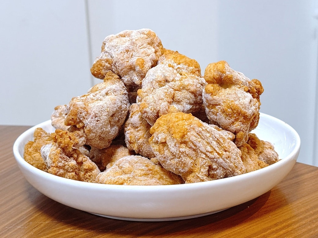 ゴツゴツした岩山のようなからあげ