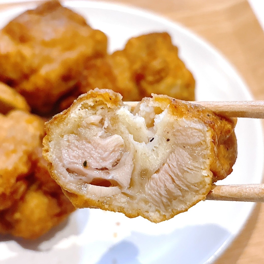 あふれる肉汁と濃いめの味付けがおいしい