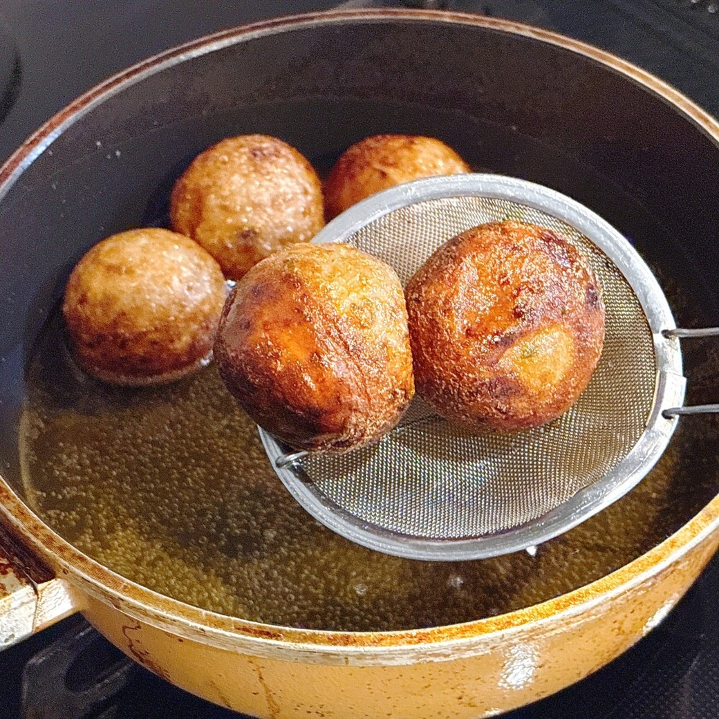揚げたこ焼も作ってみた