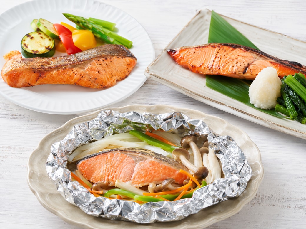 鮭の料理