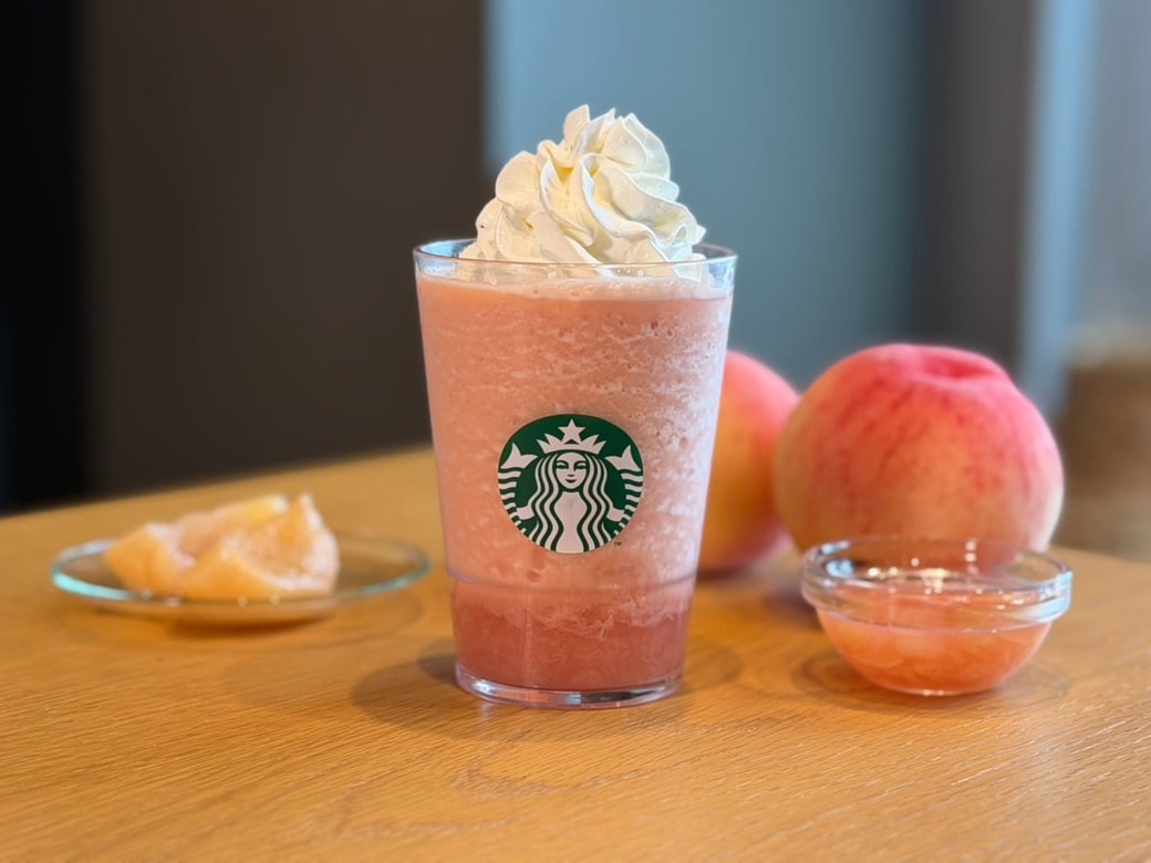 ピーチ＆ピーチミルクフラペチーノ