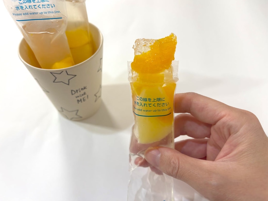 袋のまま食べられて見た目もかわいいゼリーに変身