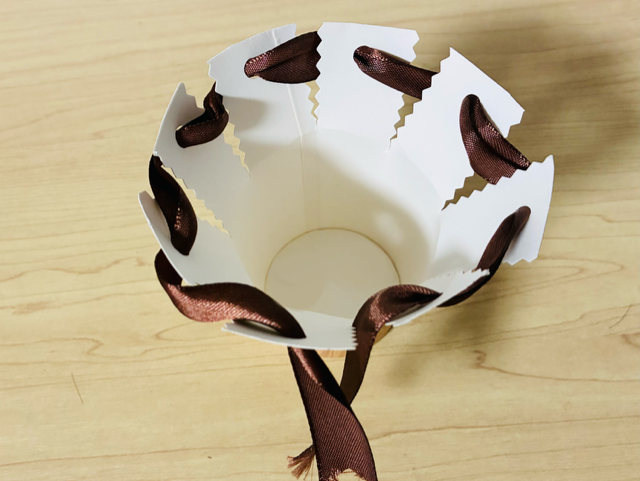 紙コップアレンジ作り方