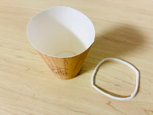 紙コップアレンジ作り方