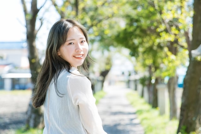 時間に余裕のある女性