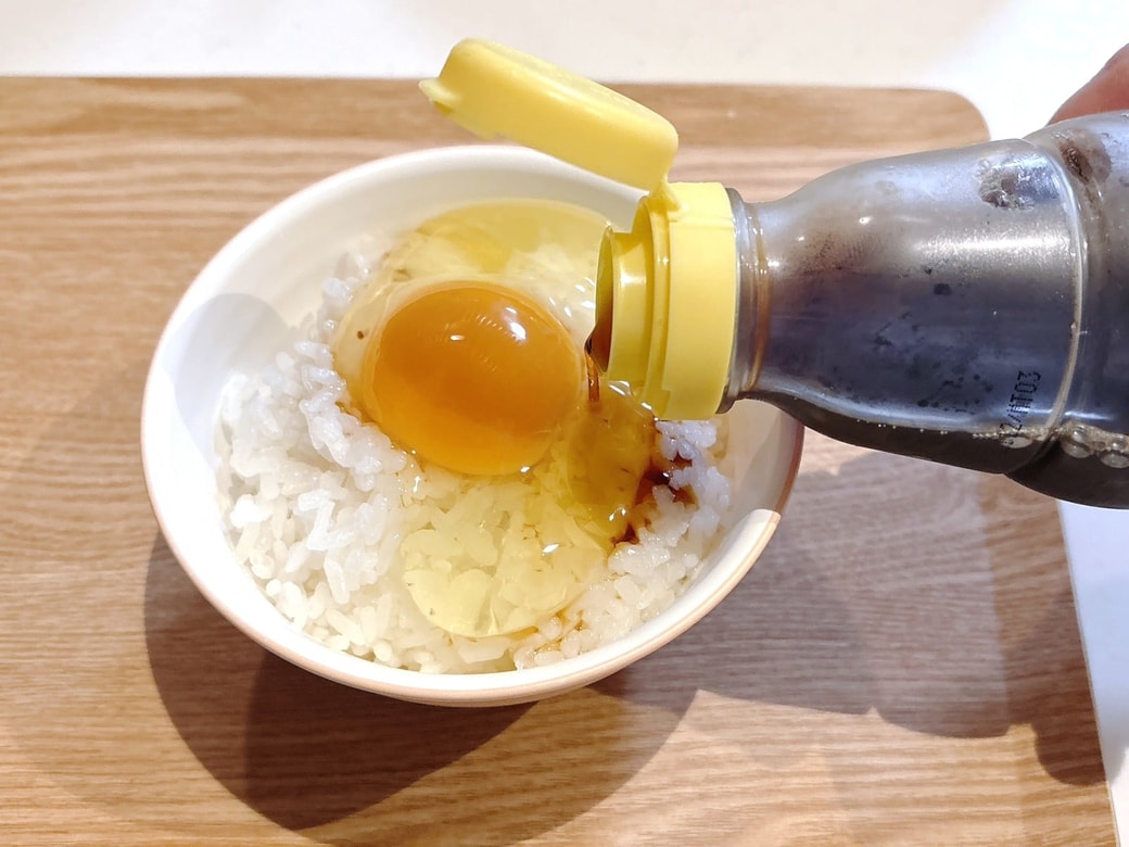 ポン酢を回しかける