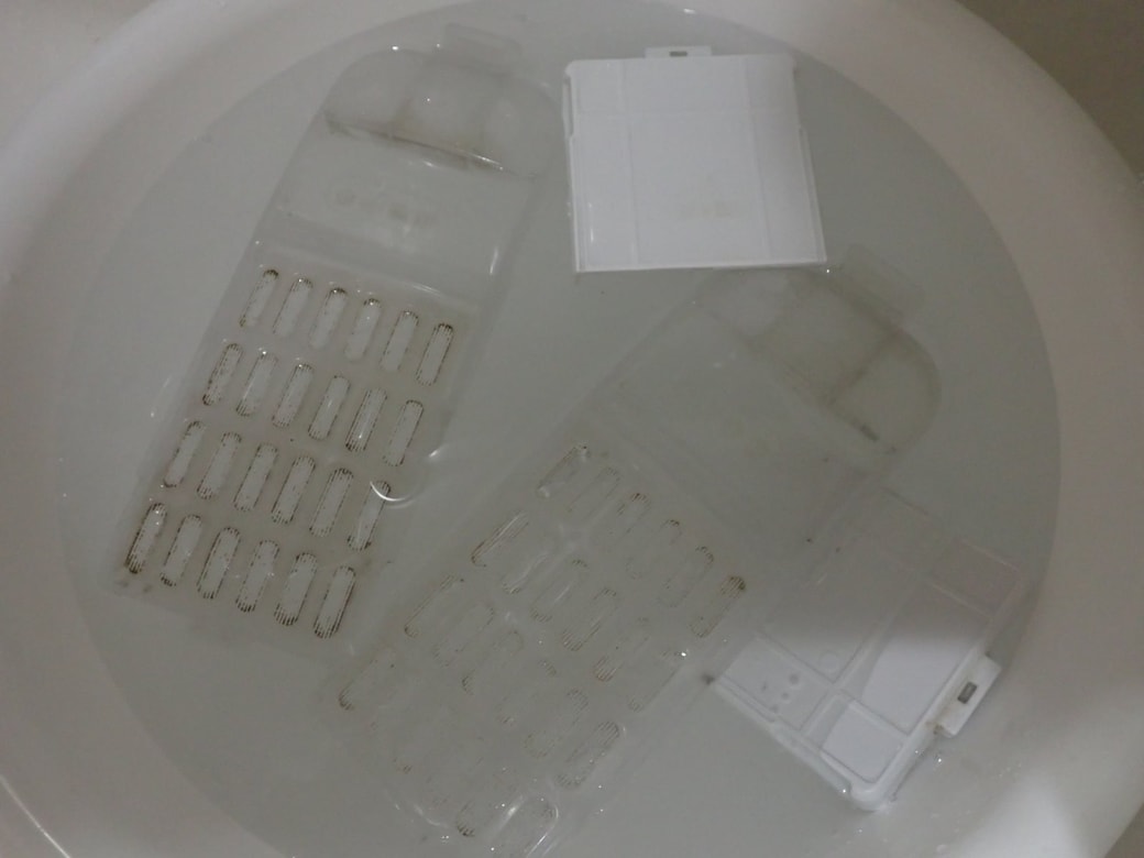 酸素系漂白剤に漬け置き