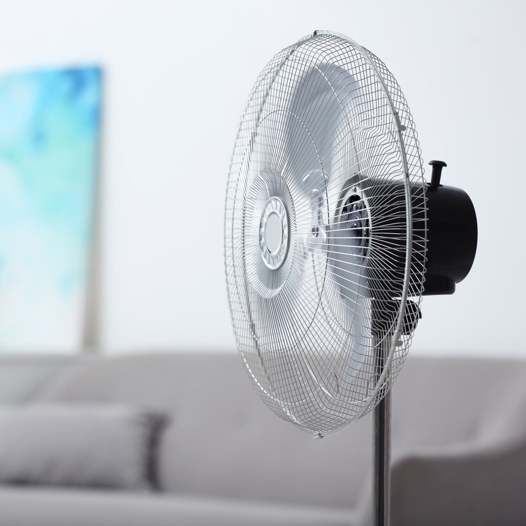 2．扇風機などの風をあてる