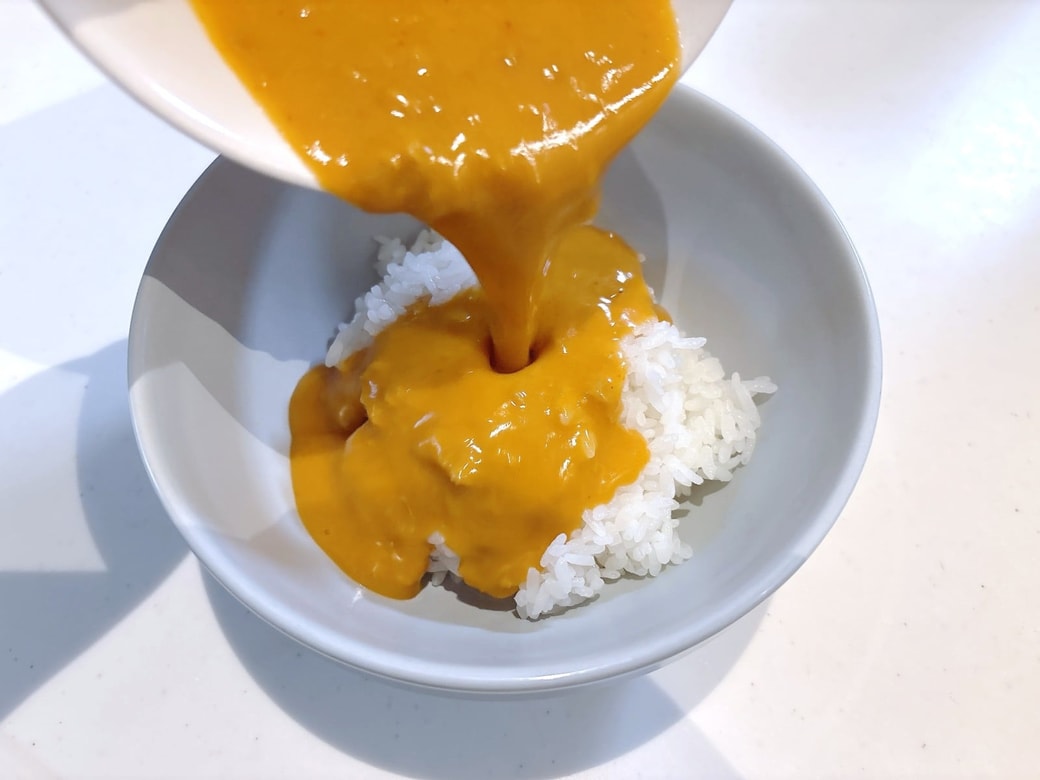 ごはんにかけていただく